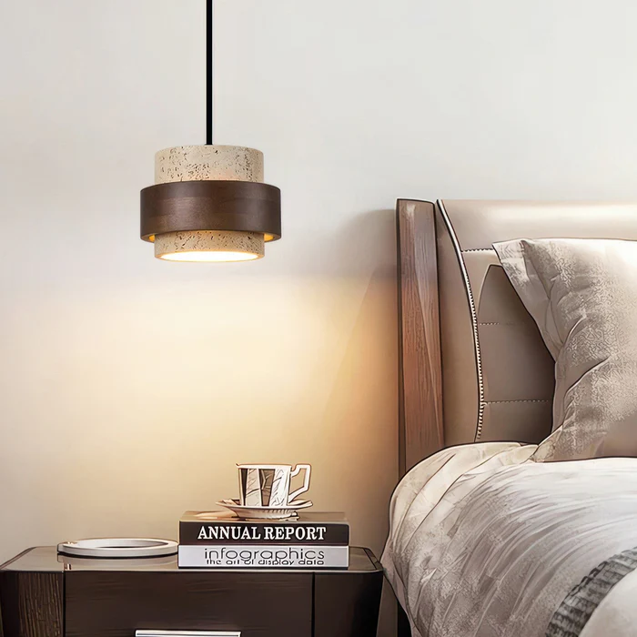 Lampada a Sospensione Retro Stone Wabi-Sabi