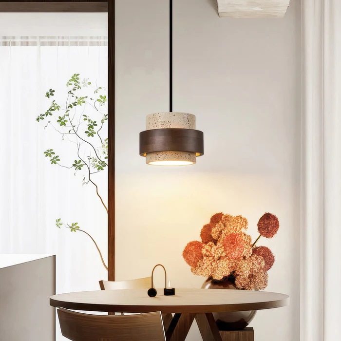 Lampada a Sospensione Retro Stone Wabi-Sabi