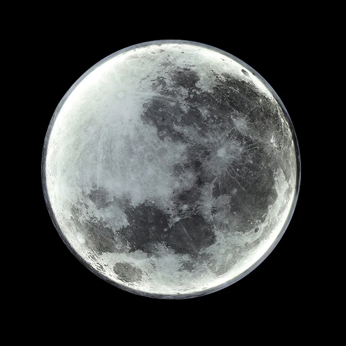 Lampada da Parete Moderna Rotonda Luna