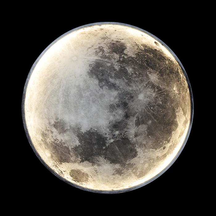 Lampada da Parete Moderna Rotonda Luna
