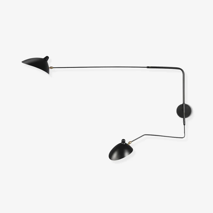 Lampada da Parete Chic a Doppia Testa