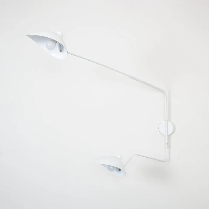 Lampada da Parete Chic a Doppia Testa