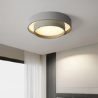 Moderna Luce da Soffitto Rotonda Doppia