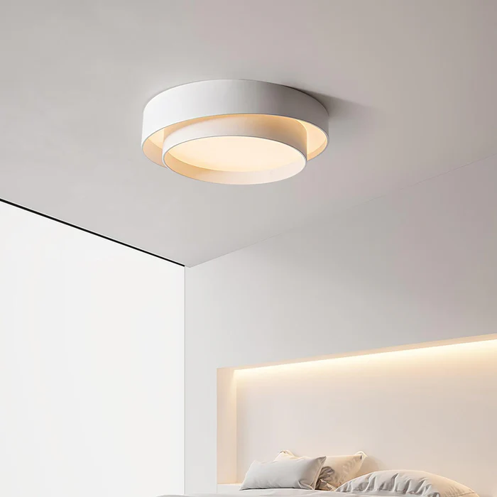 Moderna Luce da Soffitto Rotonda Doppia