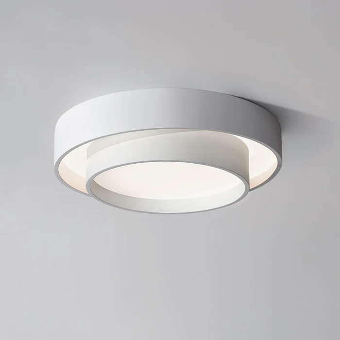 Moderna Luce da Soffitto Rotonda Doppia