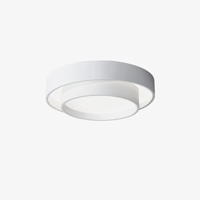Moderna Luce da Soffitto Rotonda Doppia