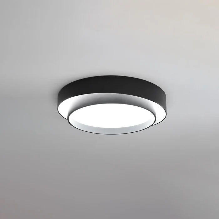 Moderna Luce da Soffitto Rotonda Doppia