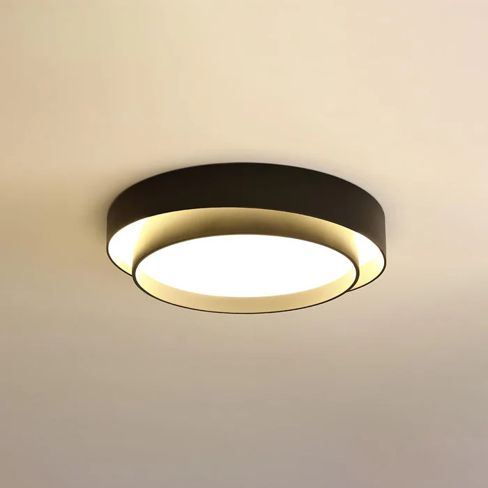 Moderna Luce da Soffitto Rotonda Doppia