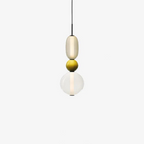 Lampada a Sospensione in Vetro Caramellato Chic