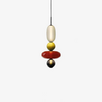 Lampada a Sospensione in Vetro Caramellato Chic