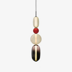 Lampada a Sospensione in Vetro Caramellato Chic