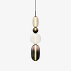 Lampada a Sospensione in Vetro Caramellato Chic