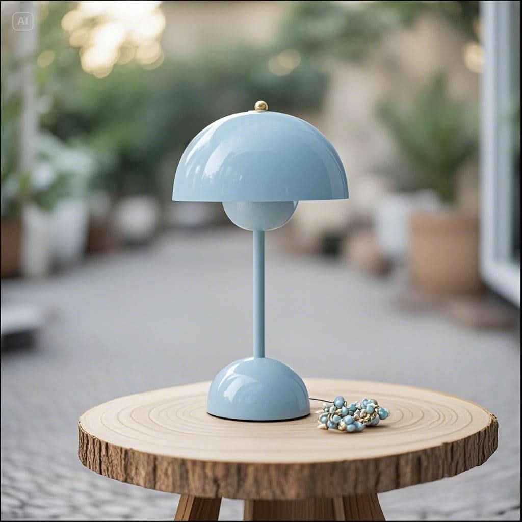 Lampada da Tavolo a Fungo Glarefusion Decorazione Moderna