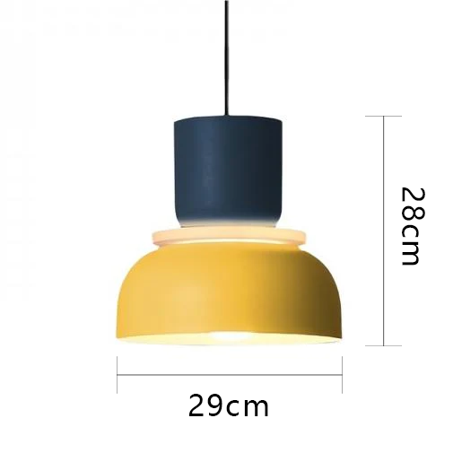 Glarefusion Nordic Simple Macaron Lampada a Sospensione in Acrilico