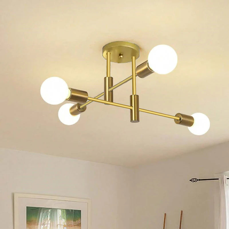 Moderna Luce da Soffitto con Più Lampadine Nordic