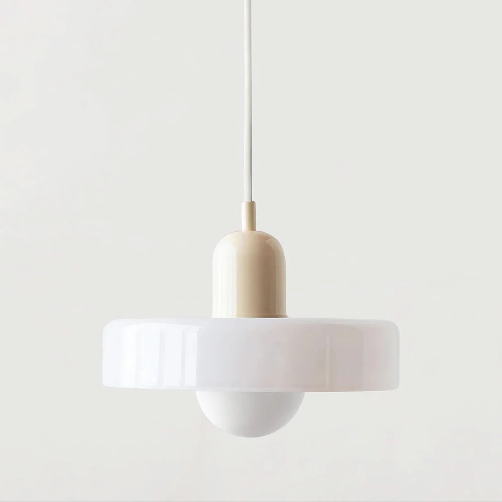 Glarefusion Moderno Lampadario in Vetro LED Stile Bauhaus