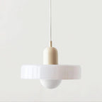 Glarefusion Moderno Lampadario in Vetro LED Stile Bauhaus