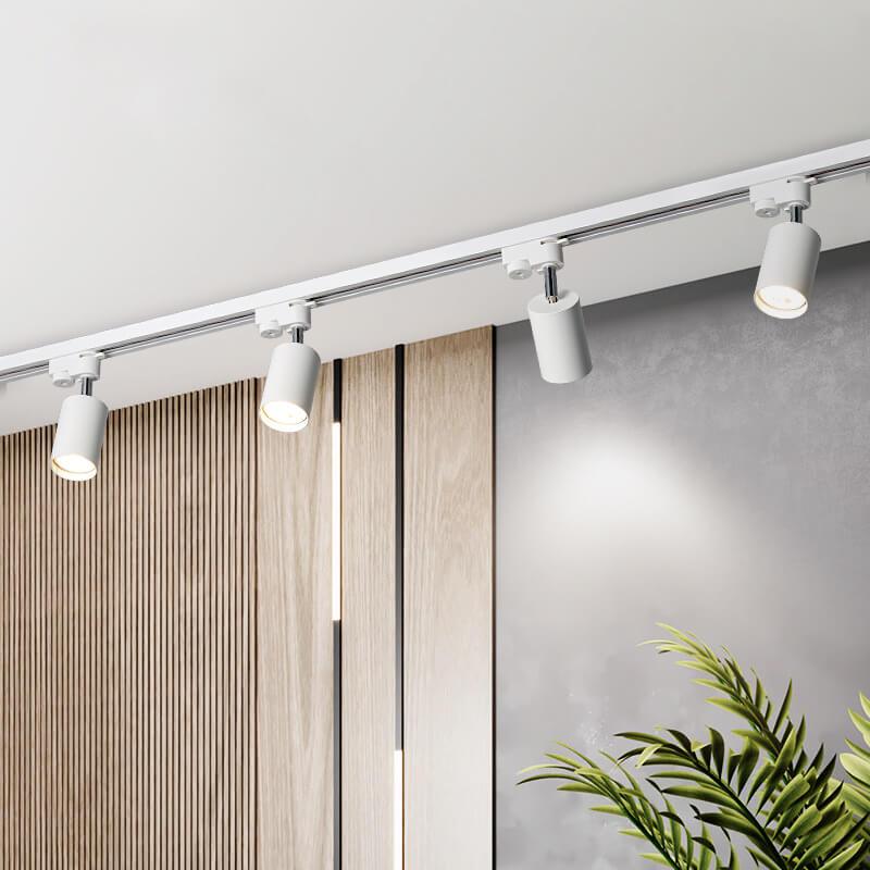 Illuminazione a Binario Moderna con 3/4/5 Luci LED a Incasso