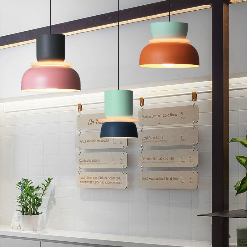 Lampadario LED Nordic Colorato a 1 Luce