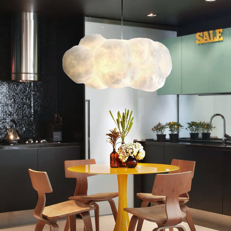 Lampadario LED a Sospensione 1 Luce Floating Cloud