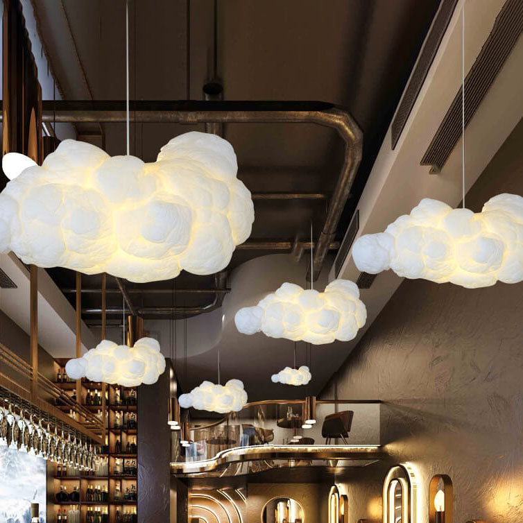 Lampadario LED a Sospensione 1 Luce Floating Cloud