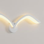 Lampada da parete LED in acrilico con gabbiano minimalista nordico
