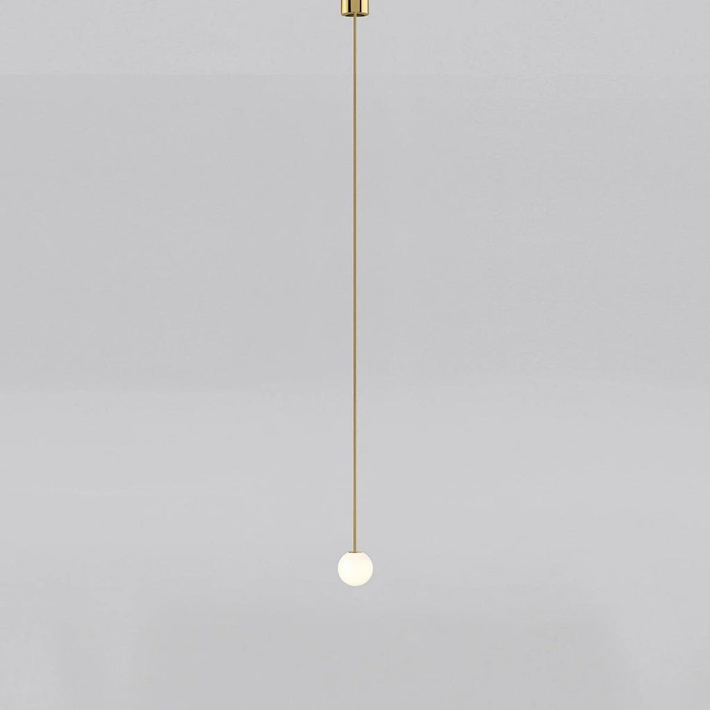 Lampada a Sospensione Minimalista in Ottone
