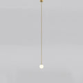 Lampada a Sospensione Minimalista in Ottone