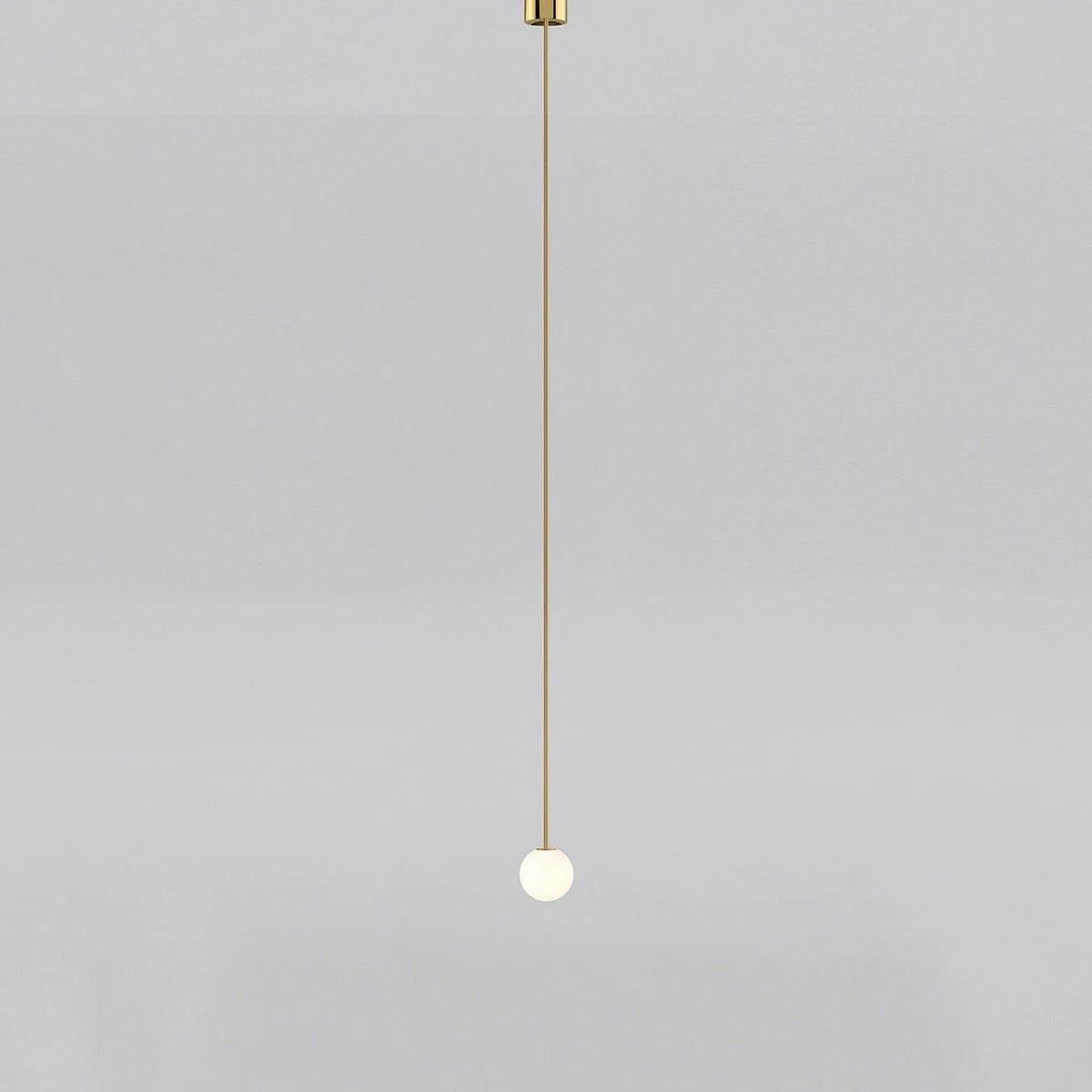 Lampada a Sospensione Minimalista in Ottone