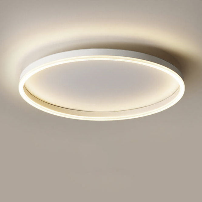 Lampada da soffitto a LED circolare minimalista nordica in ferro e acrilico