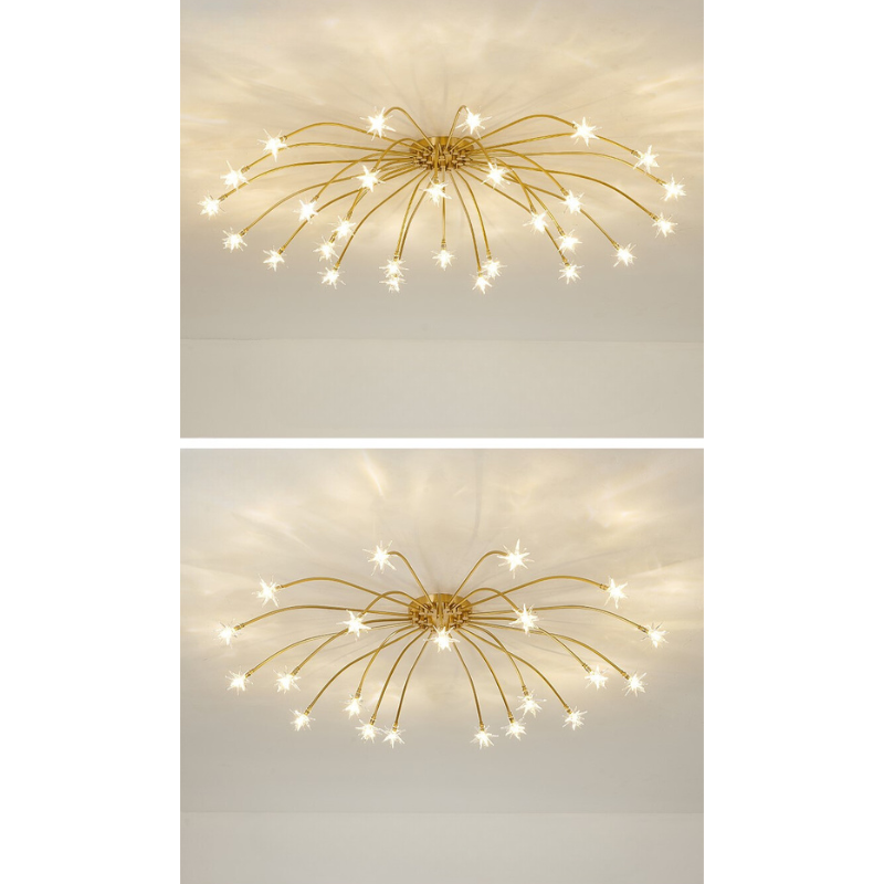 Arisha Art Deco Starry Lampada da Soffitto a Incasso