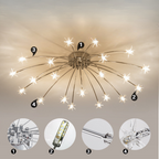 Arisha Art Deco Starry Lampada da Soffitto a Incasso