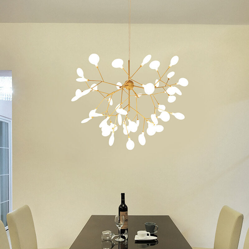 Lampadari LED Firefly Moderni in Metallo con 27/36 Luci