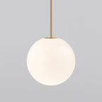 Lampada a Sospensione Minimalista in Ottone