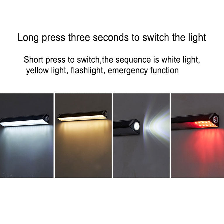 Striscia Solare 51 LED Magnetica Esterna Luce Multi-funzione Impermeabile USB