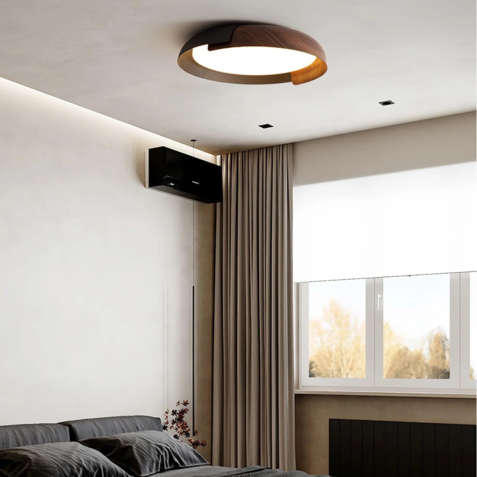 Lampada da soffitto rotonda classica in acrilico