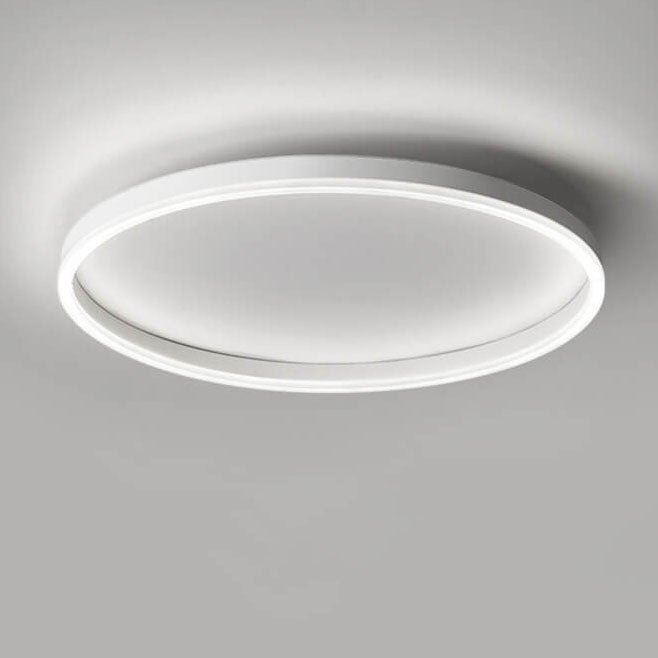 Lampada da soffitto a LED circolare minimalista nordica in ferro e acrilico