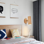 Faretto da soffitto minimalista giapponese in legno massello con 1/3/4 luci