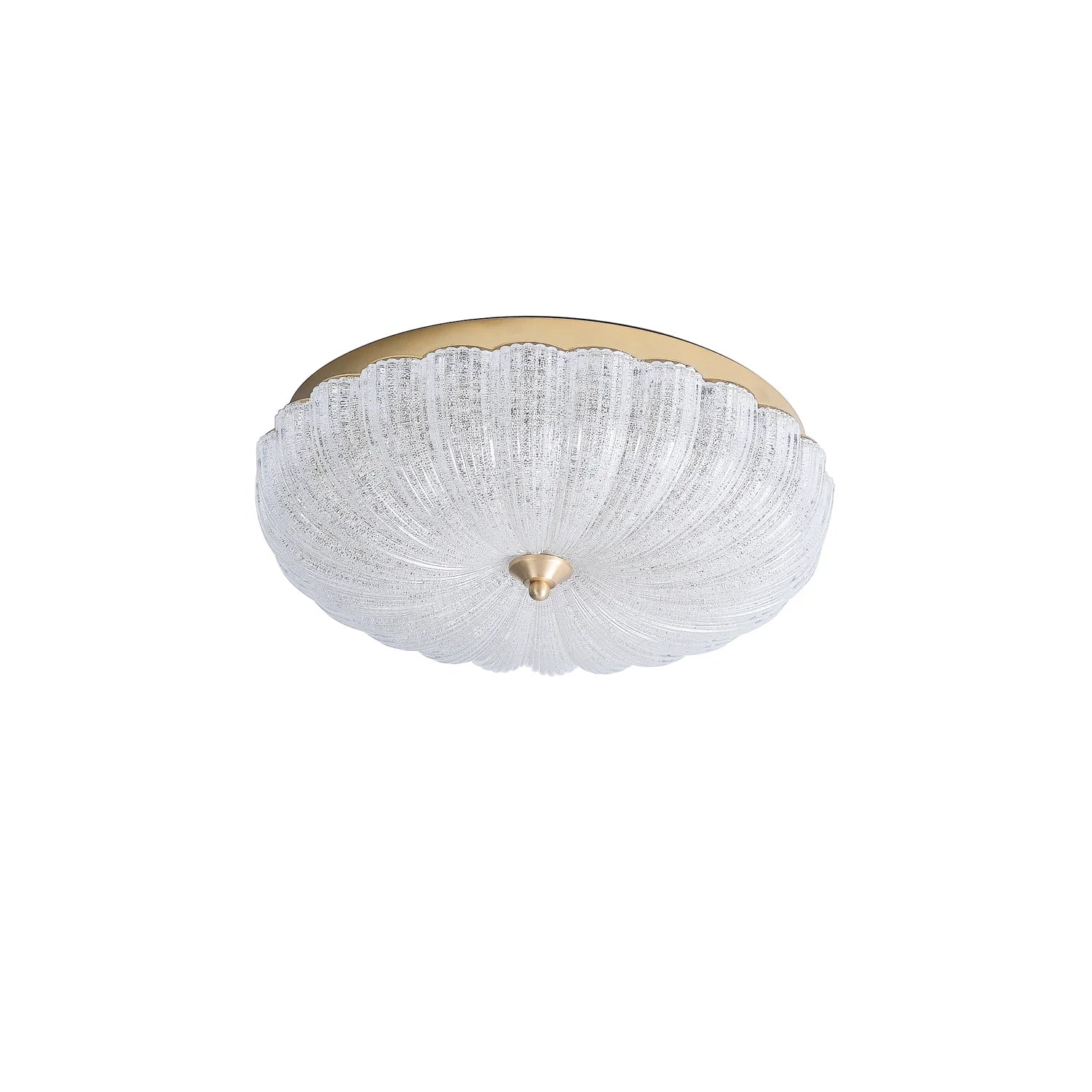 Lampada da soffitto in vetro rotonda elegante