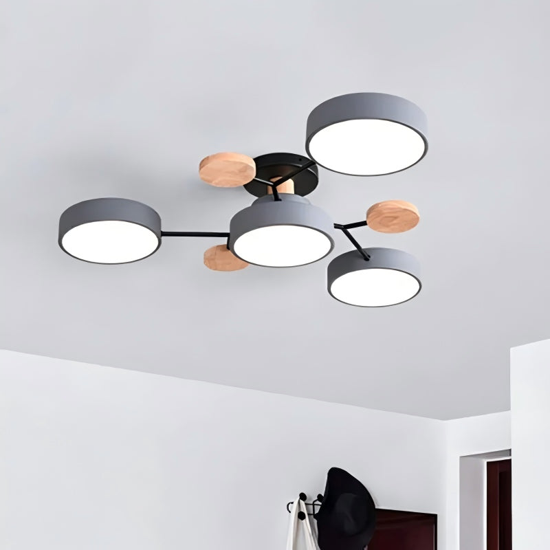 Lampada da soffitto LED circolare in acrilico
