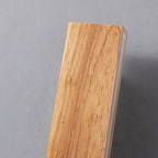 Lampada da parete LED a striscia in legno massello semplice