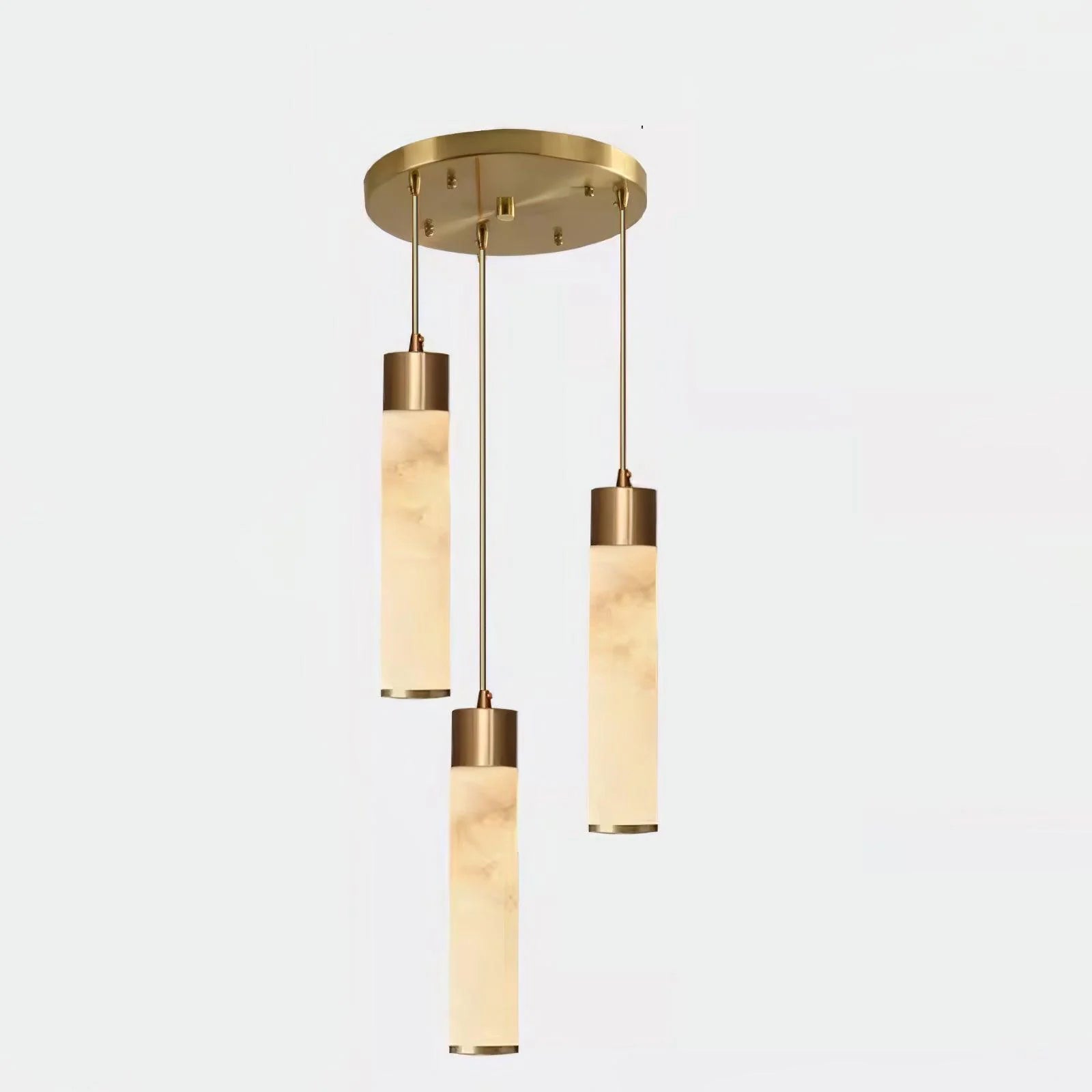 Lampada a Sospensione Classica in Marmo Lineare