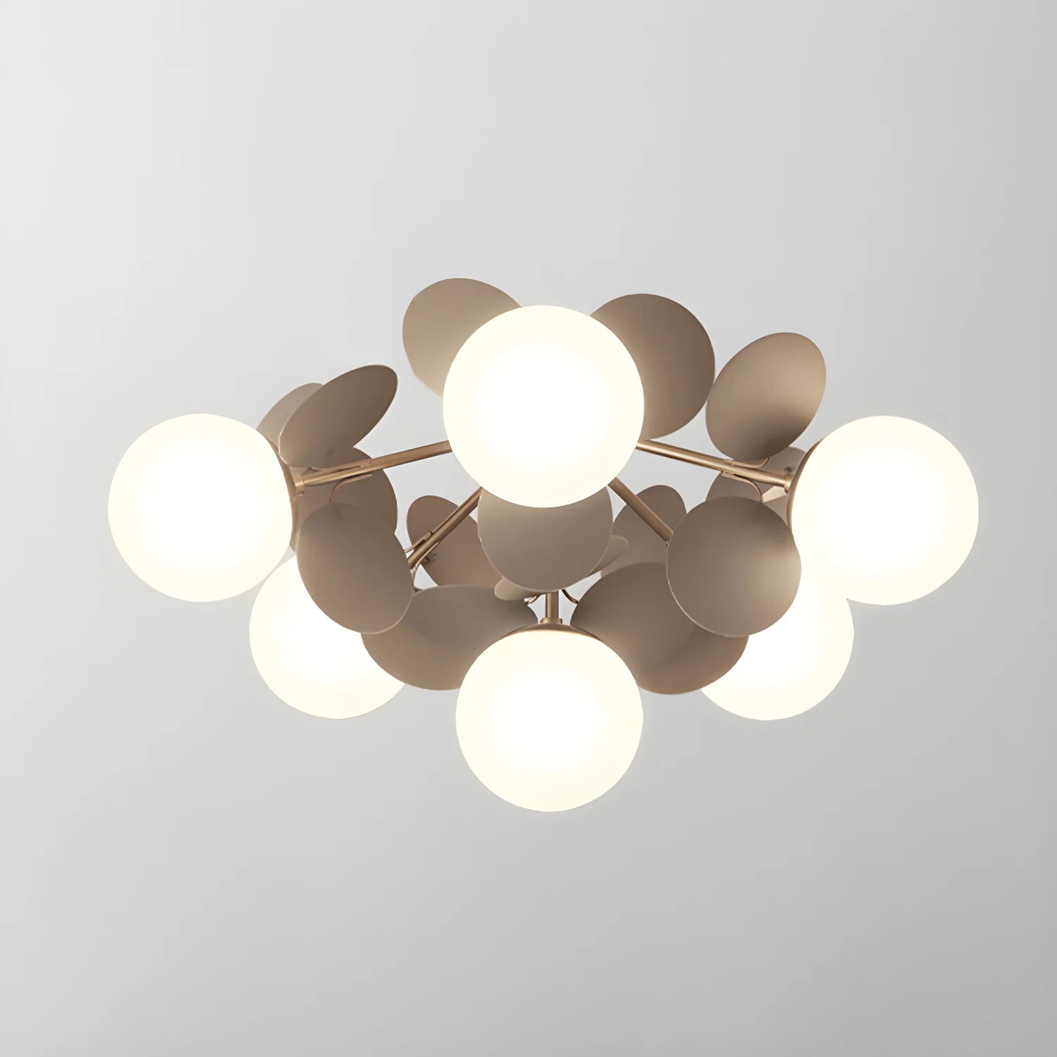 Lampada da soffitto in acrilico Bubble-Pastel Elegante