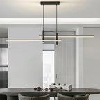 Moderna Lampada a Sospensione Orizzontale in Silicone