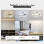 Lampada da Soffitto Rotonda Moderna in Acrilico