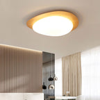 Plafoniera LED a Incasso in Legno con Venature Nordic Iron