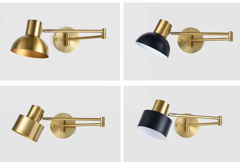 LUXARM Lampada da Parete Regolabile con Braccio Lungo