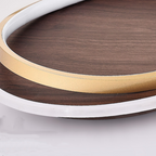 Arisha Moderno Lampadario Dimmabile in Metallo Oro per Camera da Letto