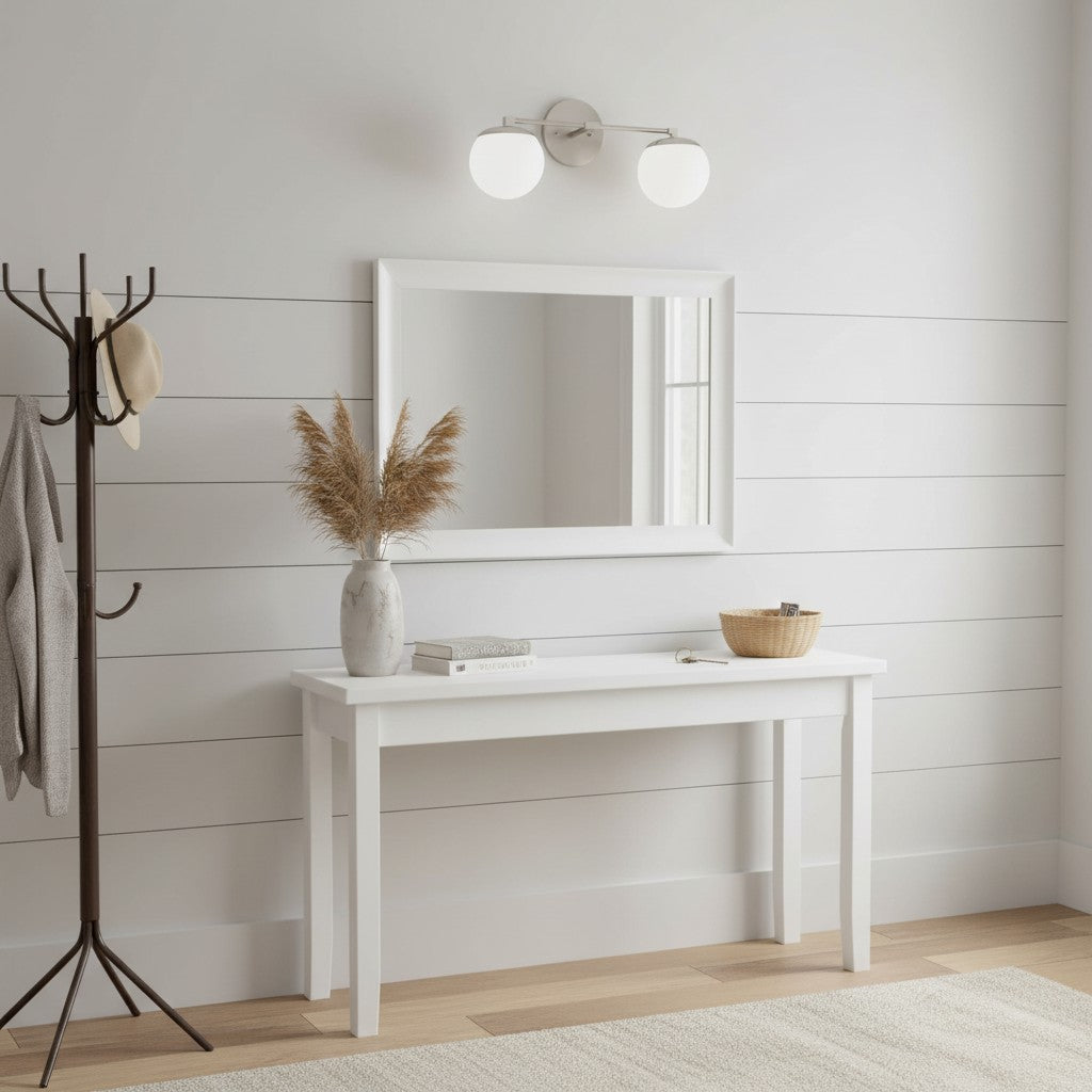 Applique da Bagno in Vetro Latte e Ottone