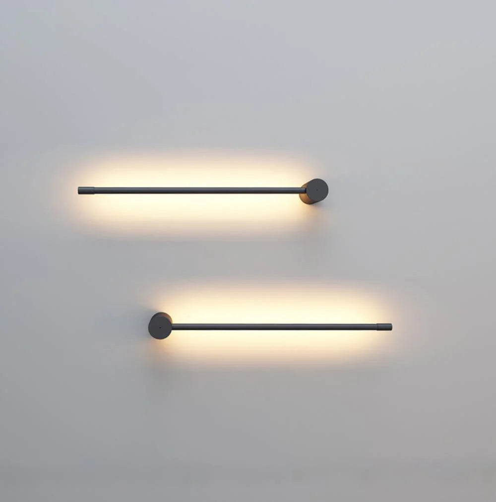 Lampada da Parete Verticale in Metallo Minimalista Moderna